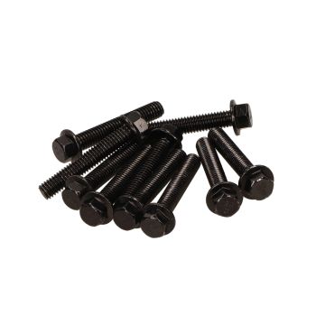 Flange bolts/crankcase bolts SW 8 M6x35mm length black (10 pieces)