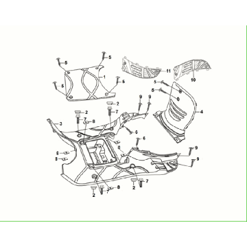 Treepklank - Sym Fiddle ll Euro 5 Battery Cover