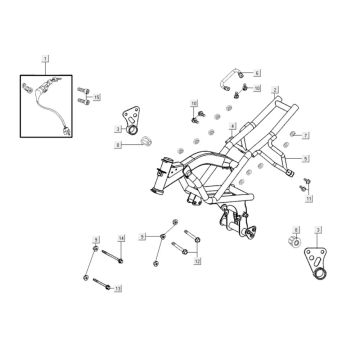 Frame Kymco K-Pipe 125