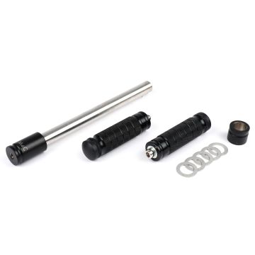 Footrest set MC Proparts Piaggio,Bravo,Ciao,Boxer,Si,SuperBravo-CNC manufactured,stainless steel