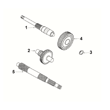 Gearbox - kickstarter Peugeot Django 125 EFI E5 2021-2022