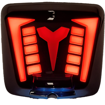Rear light LED Tube Vespa GTS E2 smoke moving Alpha