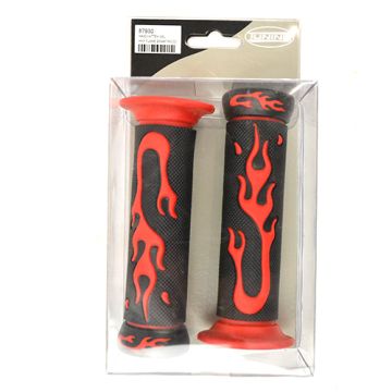Grips Gel MKX Flame Black-Red