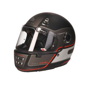 MT Jarama SV Baux integral helmet matt black/grey/silver