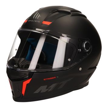 Fully integrated MT Stinger 2 Solid matt black helmet