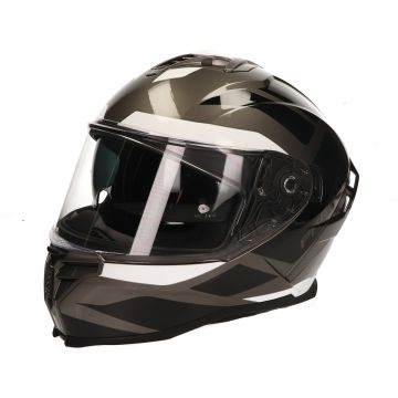 Integral Vito Presto titanium/black/white gloss helmet