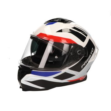 Full helmet Vito Presto gloss white/black/red/blue