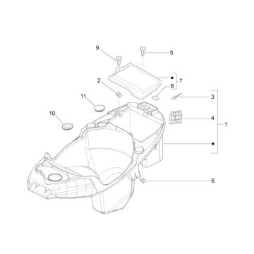 Buddybox Piaggio Liberty 4-stroke