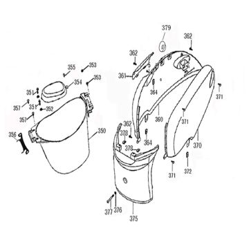 Helmbak-Chapels China Flash /Pico light blue