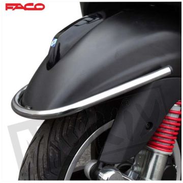 Vespa Lux chrome Faco front fender bracket