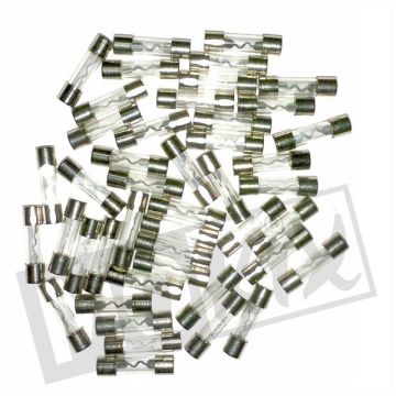 FUSES TUBE 10ampere 25mm p/100