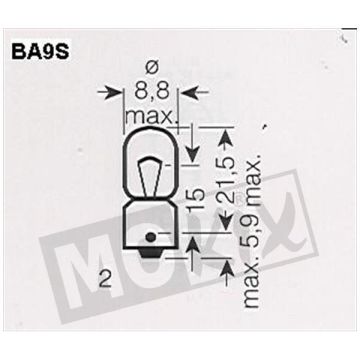 BULB BA9S 6V 3W BLICK