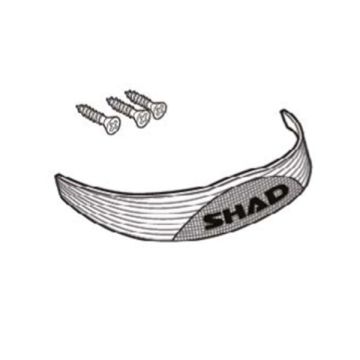 Top case reflector white 29 liter shad sh29
