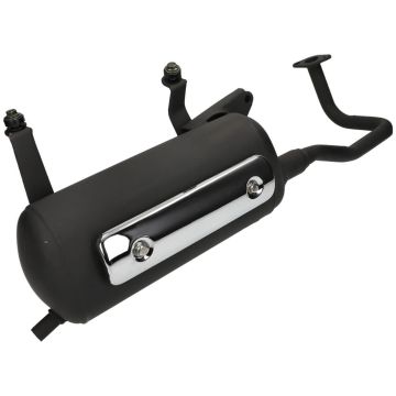 Exhaust China GY6 50 China Retro models (with mudguard support)