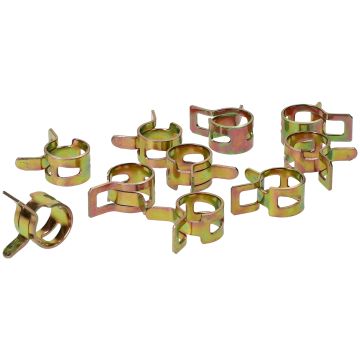 HOSE CLAMP 8mm PETROL HOSE 20 pieces Bollard A-quality