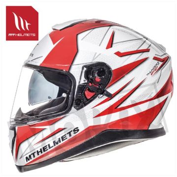 Helmet integral MT Thunder III SV Effect white/red S