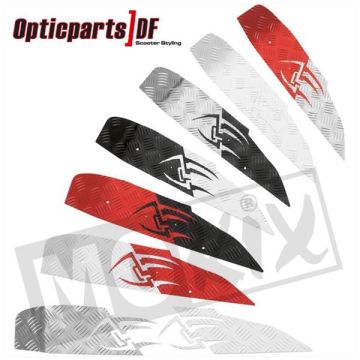 Rear running plate Yamaha Aerox ST-16 white