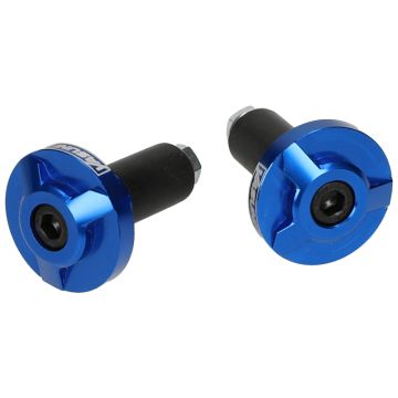 Handlebar balance weight set aluminum cnc 22mm blue Yasuni pro race