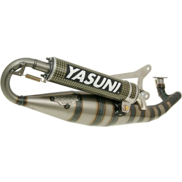 Exhaust Minarelli horizontal e-mark clear/kevlar Yasuni C10