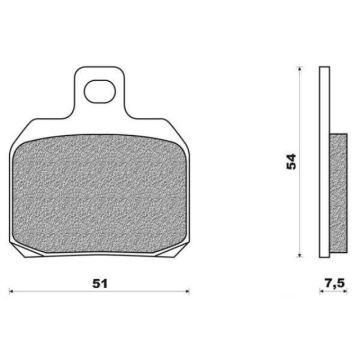 Brake pad set Newfren A-quality DP2177