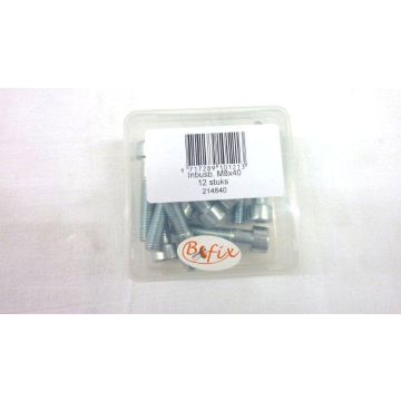 Hex bolt 8x40 (12 pieces)