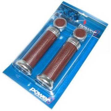 Handles Retro aluminum dark Cognac