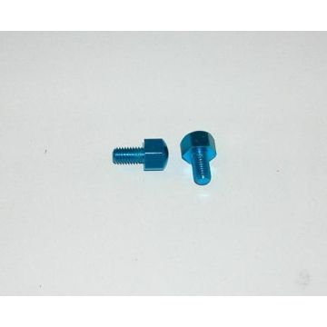 Mirror-on bolt set M8 blue