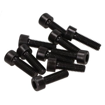 Allen bolt M6x20 black 10 pieces