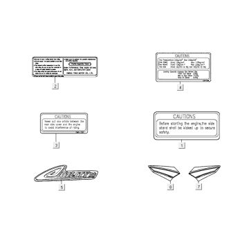 Emblems – Stickers – Logo Kymco Agility 10" 50 4T AC silver