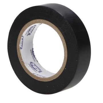 Insulation tape black 15mm x 10mtr (10)