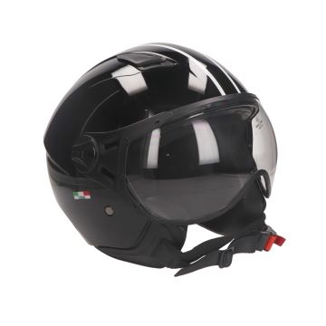 Vito Moda gloss black helmet + black lining