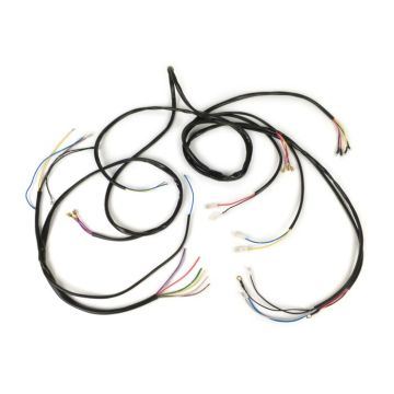 Wiring harness BGM original Vespa Rally200 Electronic (German) with battery, indicators and kill switch
