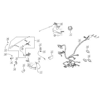 Wiring Harness Ignition Kymco Agility Fat 12' 4-stroke