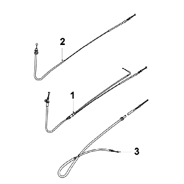 Cables Peugeot Elyseo black