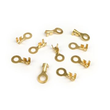 Cable lug ring eye 6.5 mm diameter = 1.0-1.5 square mm 10 pcs.