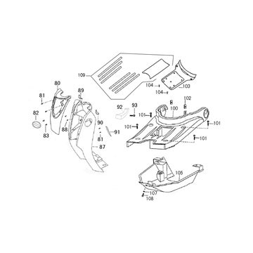 Cap parts China Flash /Pico matt anthracite