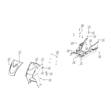 Kymco Agility 10' 4-stroke sporty blue