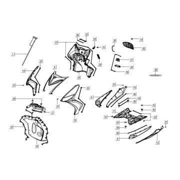 Kymco Agility 16'+ 4t matt metalic silver