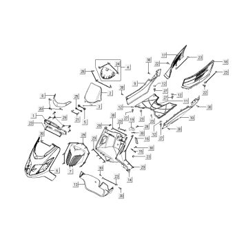 Kymco New Dink 4-stroke white