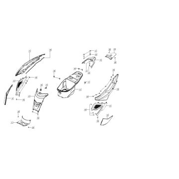 Hoods Kymco Super8 Street 50i E4 Matt Grey