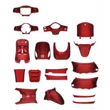 Body / fairing kit  AGM VX50/VX50S/Riva/Riva Sport /China LX/S matt red 18 pcs