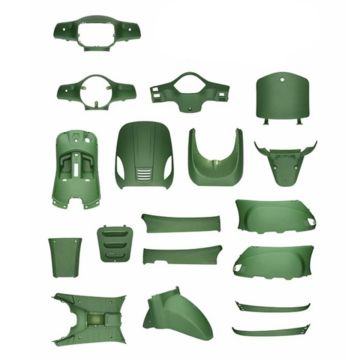 Body / fairing kit  AGM VX50/VX50S/Riva/Riva Sport /China LX/S matt green 18 pcs