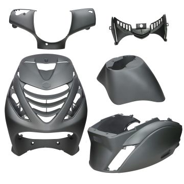 Body / fairing kit SP look Piaggio Zip matt titanium DMP 5 pcs
