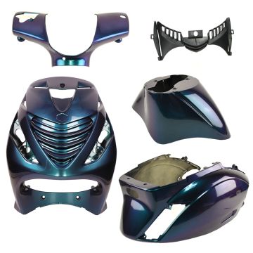 Body / fairing kit SP look Piaggio Zip glossy cameleon EVO-1 closed DMP 5 pcs