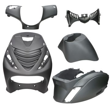 SP look Piaggio Zip matt titanium EVO-1 closed DMP body/fairing kit 5 pcs