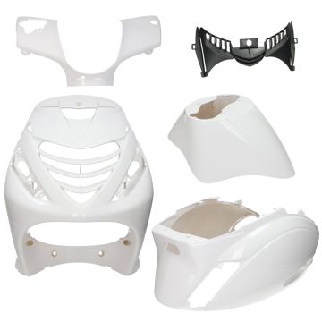 Body / fairing kit SP look Piaggio Zip glossy white DMP 5 pcs