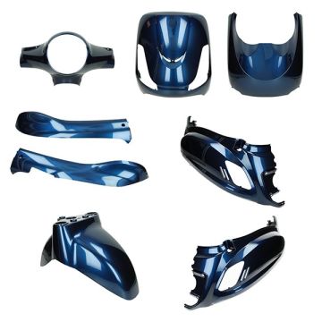 Body / fairing kit SYM Fiddle 2 dark blue DMP 8 pcs