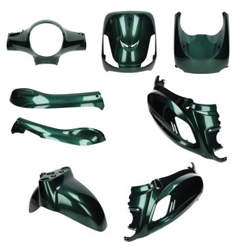 Body / fairing kit SYM Fiddle 2 green DMP 8 pcs