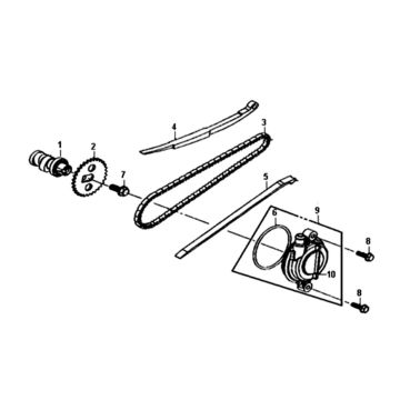 Chain Tensioner Chain Guide Sym Symphony ST euro4