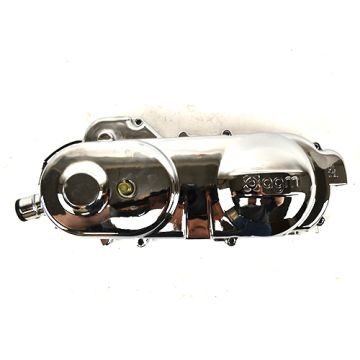 Crankcase cover AGM GY6 50cc (12 inch wheels!) chromium
